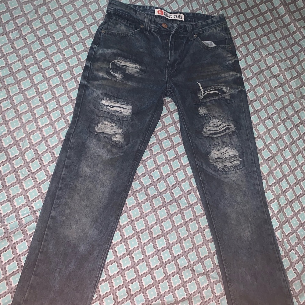 KAALU Ripped jeans size ( 32 x 32 ) color blue